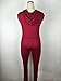 Crazy Women's Sexy Letter Hoodie Bandage Sport Jumpsuit Romper Clubwear-wine-M