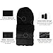 Kidsidol Baby Sleeping Bag Universal Bunting Bag Stroller Footmuff Cover 3-in-1 Baby Stroller Blanket Waterproof Windproof Stroller Annex Mat Keep Warm and Detachable (Black)