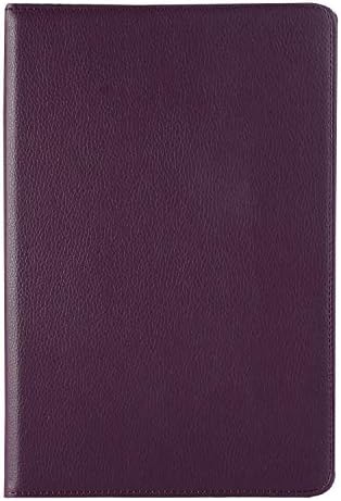 Boens Tab 10.5 Screen Protector，PU Leather Cover with Smart Bracket Stand Book Style Flip Case for Samsung Galaxy Tab S4 SM-T830 (Wi-Fi)/SM-T835 4G (LTE) 10.5-inch 2018 (Purple)