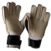 Goalkeeper Gloves - Goalie Gloves to Help You Make the Toughest Saves - Secure and Comfortable Fit With Extra Padding to Reduce the Chance of Injury (White & Black, Size 4 = Youth XS)