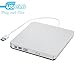External CD Drive,MMUSC USB 3.0 Portable CD DVD Burner Writer Drive Player, High Speed Data Transfer for Laptop/ Desktop / Macbook / Mac OS / Windows10 /8/ 7 / XP / Vista