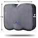 Desk Jockey Memory Foam Seat Cushion for Office Chairs, Recliners, and Wheelchairs - Posture Corrector for Sciatica Pain, Coccyx Cushion for Tailbone Pain, and Back Pain Relief