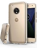 Motorola Moto G5 Plus Case, Ringke [FUSION] Crystal Clear PC Back TPU Bumper Case [Drop Protection / Shock Absorption Technology] - Clear