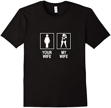 Men's Your Wife My Wife Shirts 3XL Black