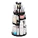 Jerrybox Makeup Organizer Adjustable Professional Makeup Organizer, Compact Size with Large Capacity, Fits Different Types of Cosmetics and Accessories (Black)