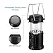 Hosmart 1Pack Outdoor USB Rechargeable Solar Led Lantern Lighting Included Rechargeable Battery