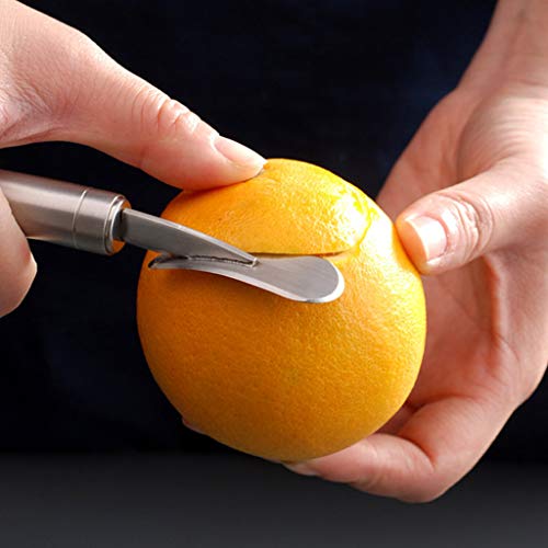 Nesee Orange Peeler Stainless Steel Fruit Peeling Tool for Pomelo Pomegranate Tomato Fruit's Peel