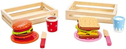 Legler Hamburger and Sandwich Kitchen and Food Toy, Mehrfarbig, Small