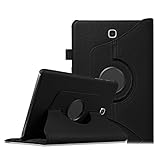 Fintie Samsung Galaxy Tab A 8.0 Rotating Case Cover - Premium Vegan Leather 360 Degree Swivel Stand for Tab A 8-inch Tablet SM-T350 (with Dual Auto Sleep/Wake Feature), Black