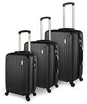 TravelCross Columbia Luggage 3 Piece Lightweight Spinner Set