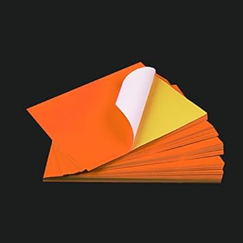 colour paper sticker