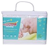 100% Waterproof, Bamboo Crib Mattress Protector, Antibacterial Hypoallergenic, Quilted Bamboo Terry Cover, Ultra Soft, Dryer Friendly, Comfortable to sleep, Best Protection for your baby.