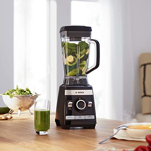 Bosch Standmixer VitaBoost MMBH4P3B, 6-Klingen-Edelstahlmesser, 2l Tritan-Mixbehälter, Stopfer, 3 Automatikprogramme… – Bild 4