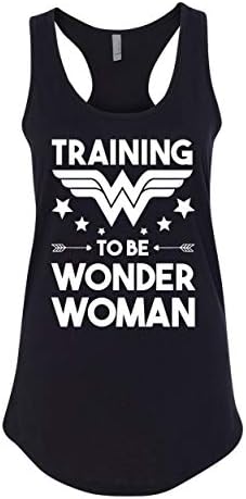 RBCC Women’s Next Level Ideal Racerback Tank Top “Training to be Wonder Woman”