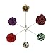 S&E Fashion Men Rose Floral Lapel Stick Brooch Pin Suit Tuxedo Corsage Accessory (set)
