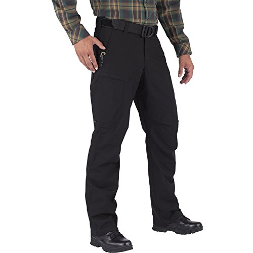 5.11 Men's APEX EDC Stealth Cargo Pocket Tactical Pant Style 74434, Black, 35W x 32L