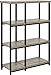 Ameriwood Home Elmwood Bookcase, Weathered Oak