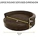 KOPEKS Deluxe Orthopedic Memory Foam Round Sofa Lounge Dog Bed – Large – Brownthumb 2
