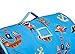 EVERYDAY KIDS Toddler Nap Mat with Removable Pillow -Pirates Treasure - Carry Handle with Fastening Straps Closure, Rollup Design, Soft Microfiber for Preschool, Daycare, Sleeping Bag -Ages 2-4 Years