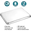Baking-Tray-Set-of-2-HaWare-Stainless-Steel-Baking-Sheet-Cookies-Bakeware-Pan-Healthy-Non-Toxic-Easy-Clean-Mirror-Finished-for-Less-Stick-Oven-Dishwasher-Safe40-x-30cm-31x-254cm Baking Tray Set of 2, HaWare Stainless Steel Baking Sheet Cookies Bakeware Pan - Healthy & Non Toxic, Easy Clean…