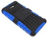 Cell-Nerds NerdShield Armor Case Cover with Built-in Kickstand for The Motorola Droid Razr M (Verizon) & Electrify M (US Cellular) Cell-Nerds® Packaging (Blue)