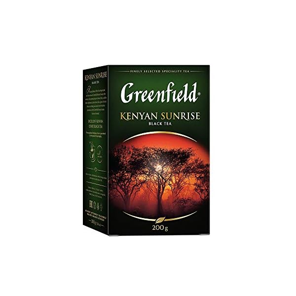 GREENFIELD KENYAN SUNRISE | Single Origin Schwarztee Loose Leaf | Schwarzer Loser Tee | Kenia | Koscher | Black Tea…