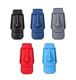 Silicone Chewable Pencil Toppers 5 Pack - FDA-approved Safe Giant Shaped - Perfect for Baby Teething, Children's Pencil Toppers Decoration, Therapy Toys, Chewy Tubes, Fidgets, Oral Motor Chew