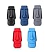 Silicone Chewable Pencil Toppers 5 Pack - FDA-approved Safe Giant Shaped - Perfect for Baby Teething, Children's Pencil Toppers Decoration, Therapy Toys, Chewy Tubes, Fidgets, Oral Motor Chew