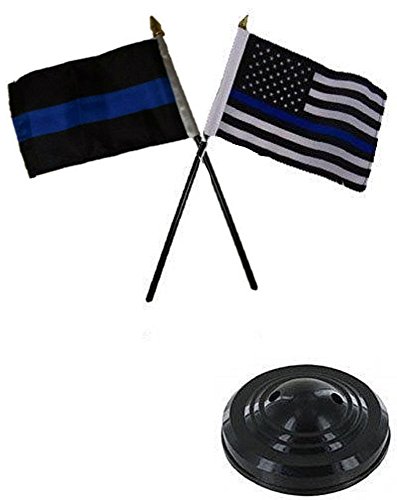 Thin Blue Line And Usa Police American 4x6 Flag Desk | Desertcart Thin Blue Line And Usa Police American 4x6 Flag Desk | Desertcart