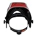 Neiko 53932A Auto-Darkening Welding Helmet | TIG, MIG, MMA, MAG/CO2 | Solar and Battery Powered | Red Skeleton Design