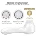 Electric Vibrating Sonic Facial and Body Cleansing Brush Face Brush Waterproof Skin Exfoliating Cleansing System for Deep Cleaning 4 Mode Settings with 2 Brush Heads