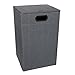 JJ Cole Heather Laundry Hamper, Slate