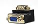 Monoprice Female to Male VGA Coupler - 90 Degree ,Gold Plated (108730)