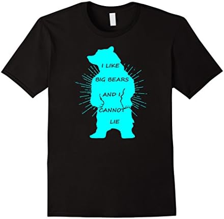 Mens I Like Big Bears And I cannot Lie Shirt - Gay Pride Bears 2XL Black