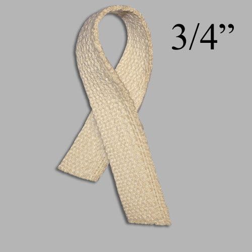 3/4" Flat Cotton Wick USA 10 Feet Oil Lamp Wick - Lantern Wick New