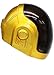 XCOSER Guy Manuel Helmet DJ Mask Costume Props for Halloween Cosplay