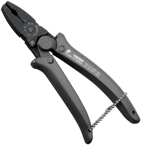 Maruto Hasegawa Power pliers gray 175mm (PU-166)