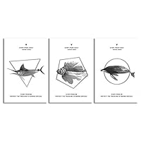 signwin-3 Piece Canvas Wall Art-Abstract Geometric-Canvas Prints Home Artwork Decoration for Living Room,Bedroom - 16