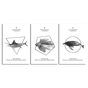 signwin-3 Piece Canvas Wall Art-Abstract Geometric-Canvas Prints Home...