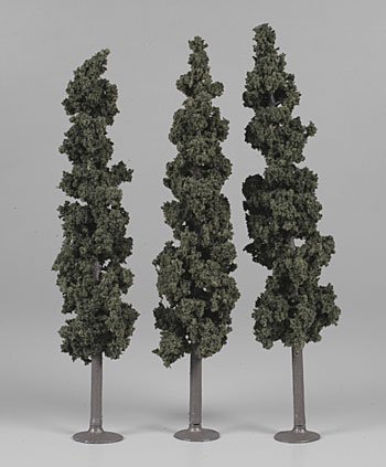 Conifer Green Ready Made Pines 7" - 8" Woodland Scenics