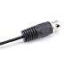 Yeworth 5 Pin DIN to 6.35mm Cable, 0.3m 5-Pin Din Male Plug to Monoprice 6.35mm (1/4 inch) Female Audio Adapter Cable Compatible for MIDI Keyboard, Synthesizer, Organ, Electric Piano, MIDI Guitar