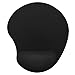 MROCO Ergonomic Mouse Pad with Memory Foam Wrist Rest Comfortable Mouse Pad with Wrist Support, Pain Relief Mousepad with Non-Slip Rubber Base Mouse Mat for Home, Office & Travel, 9 x 8in, Black