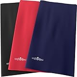 Multifunctional Headwear [3-Pack] Wear in 16+ Original Styles - as Sports Headband, Bandana, Neck Gaiter, Mask, Helmet Liner & More - Look Buff at The Gym - Premium Accessories by Nordic Essentials™ - 1 Year Warranty