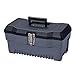 Stack-On PB-16 16-Inch Multi-Purpose Tool Box, Black/Gray