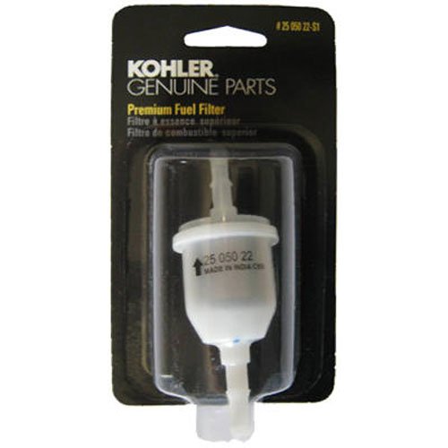 KOHLER 25 050 22-S1 Engine Fuel Filter 51 Micron with 1/4-inch Fuel Line Inside Diameter