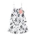 LittleSpring Little Girls Shorts Set for Girls Floral Printing Tank Tops and Shorts Summer Sets Casual Cute Fashion 2 Piece Outfit Black Size 6