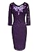 Vfemage Womens Elegant Applique Lace Party Cocktail Bodycon Dress