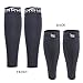 EXOUS BODYGEAR Calf Compression Sleeve - Graduated Compression Socks For Shin Splint, Recovery, Varicose Veins, Maternity, For Men & Women (large-X large) Calf Size 18