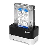 [Support UASP & 12TB] Cinolink USB 3.0 to SATA Single Bay Hard Drive Docking Station for 2.5/3.5 Inch SATA I/II/III HDD SSD