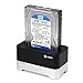 [Support UASP & 12TB] Cinolink USB 3.0 to SATA Single Bay Hard Drive Docking Station for 2.5/3.5 Inch SATA I/II/III HDD SSD